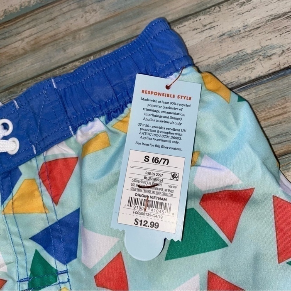 NWT Cat & Jack Geometric Pattern Shorts Boys Small - Picture 4 of 4